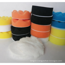 100mm Wave Foam Sponge Waxing set Polishing Pad kit buffing pad